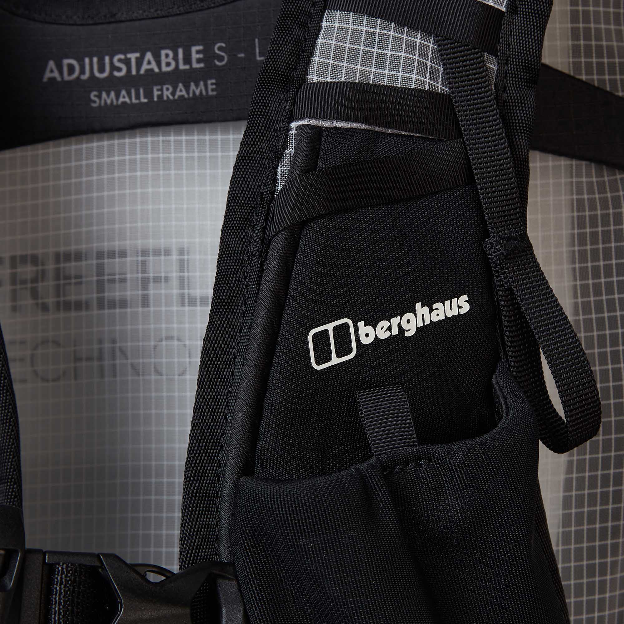 Berghaus Freeflow 30+5 backpack shoulder strap detail