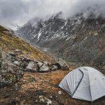camping in mountains