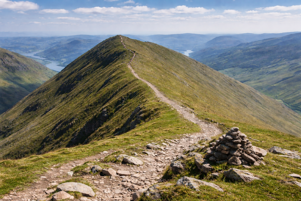 Fairfield Horseshoe ridge walk in the Lake District