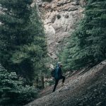 photo of mountain climber