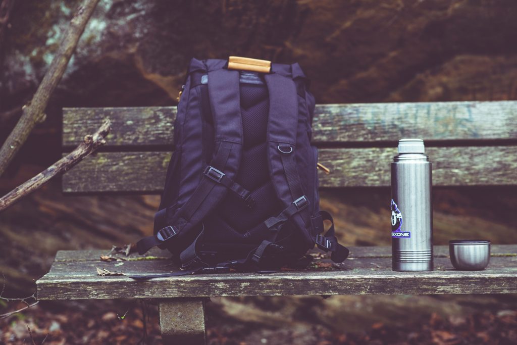 day hiking backpack with water and essentials