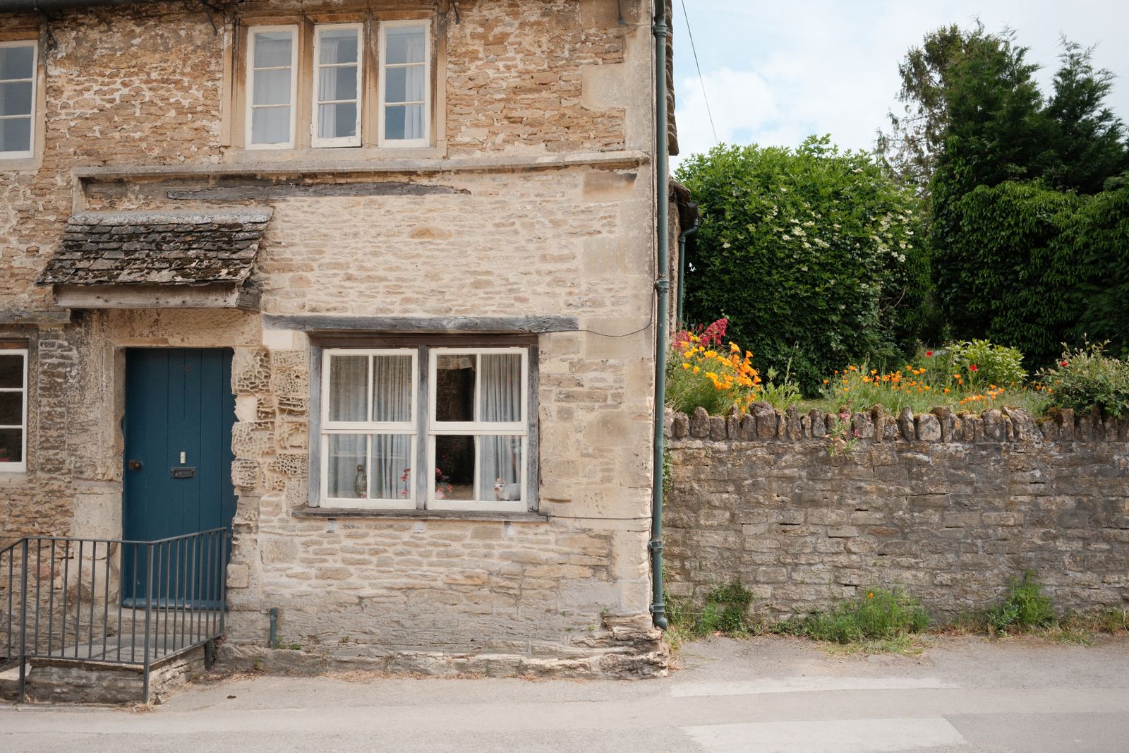 Historic stone cottage in Lacock, Wiltshire